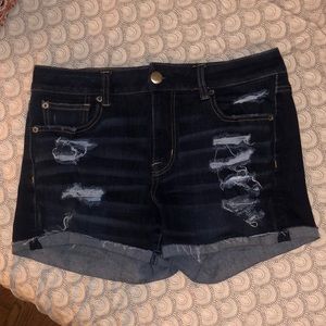 AE Hi Rise Shortie Shorts